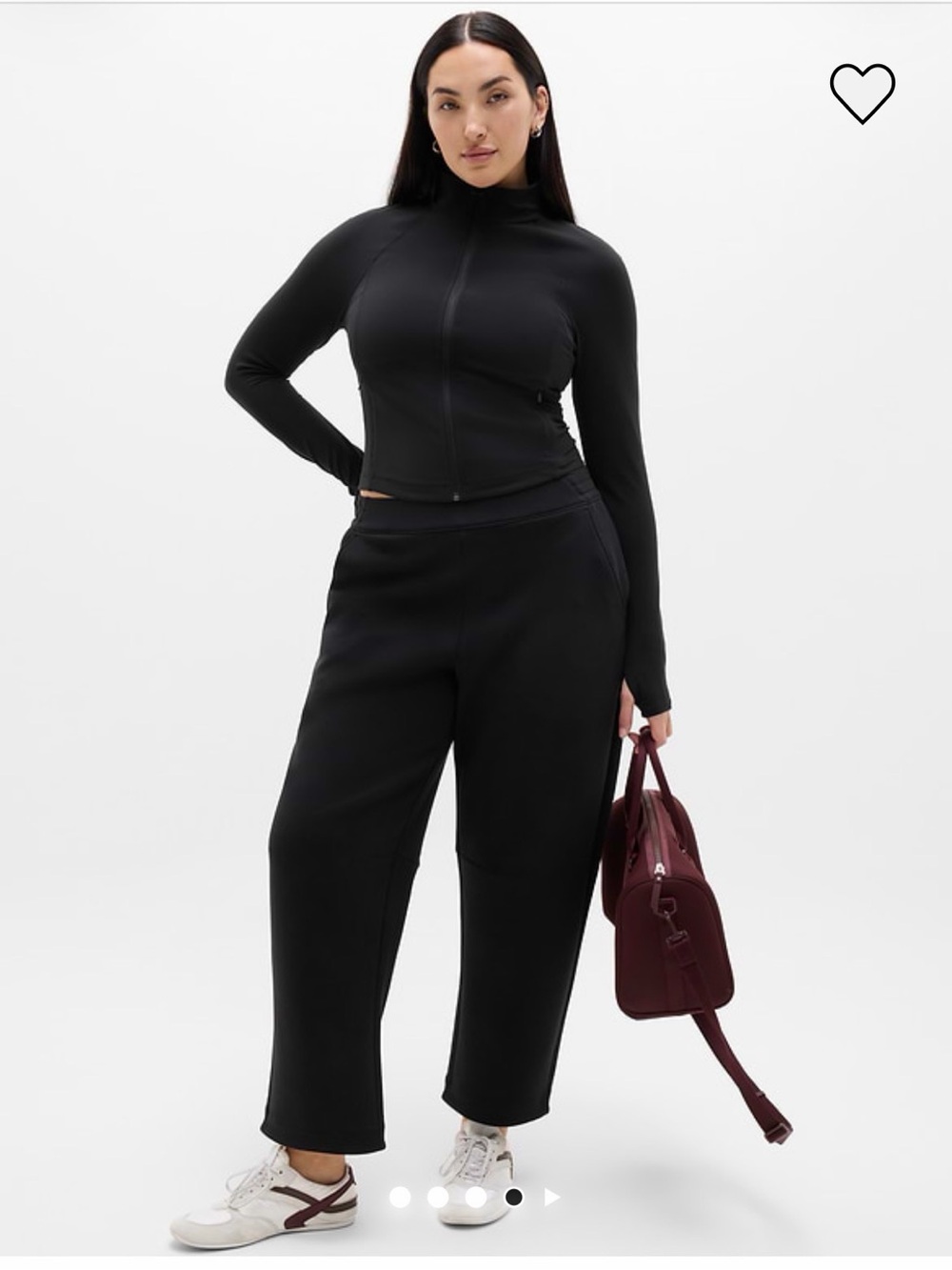 Form Knit Mid Rise Barrel Pant - Picture 2 of 8